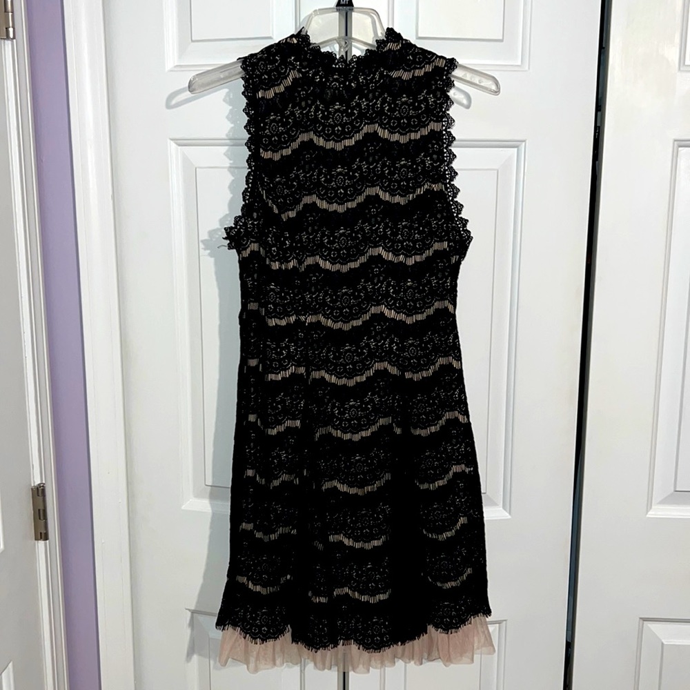 Three Pink Hearts Fit and Flare Dress